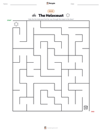 The Holocaust printable worksheet preview