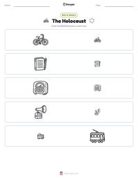 The Holocaust printable worksheet preview