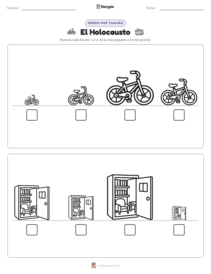 Orden de Tamaños