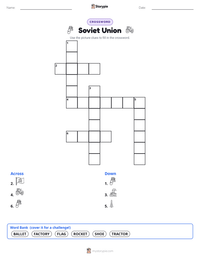 Soviet Union printable worksheet preview