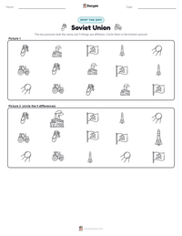 Soviet Union printable worksheet preview