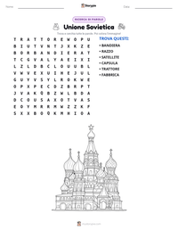 Anteprima della scheda stampabile di Unione Sovietica