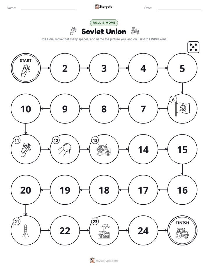 Roll & Move Game