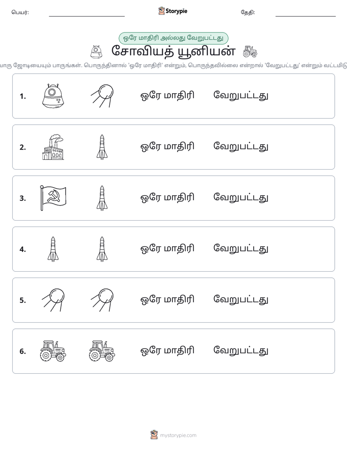 அதே அல்லது மாறுபட்டது