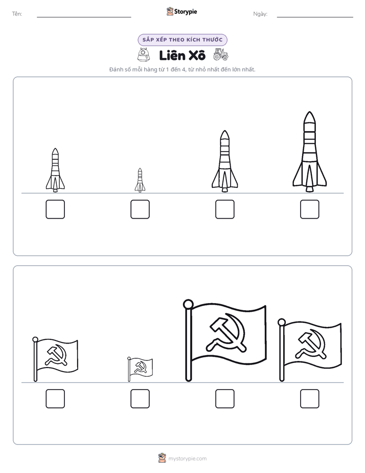 Thứ Tự Kích Thước