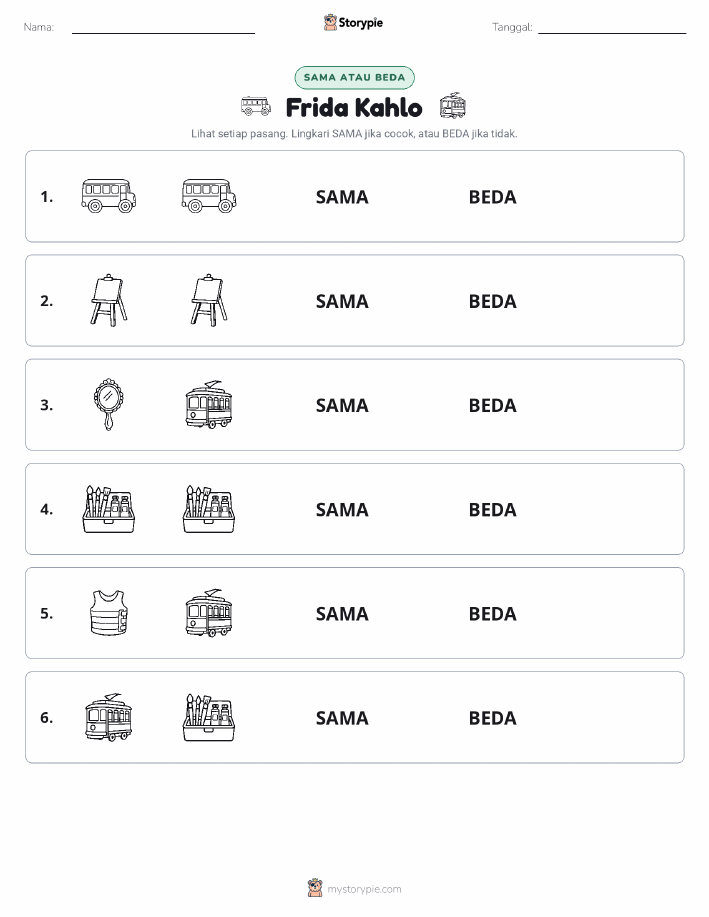 Sama atau Berbeda