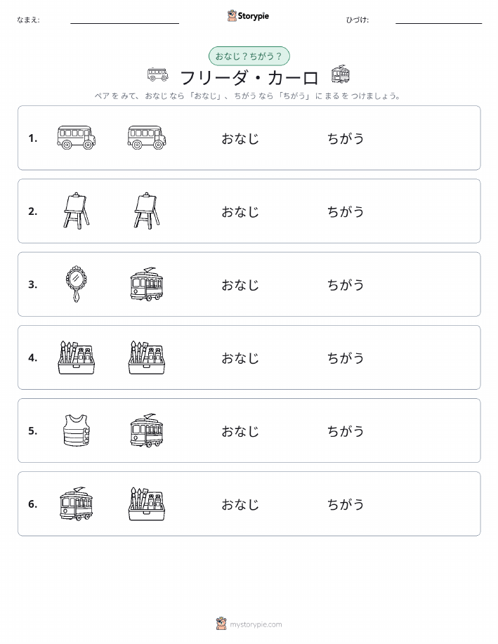 同じか違うか