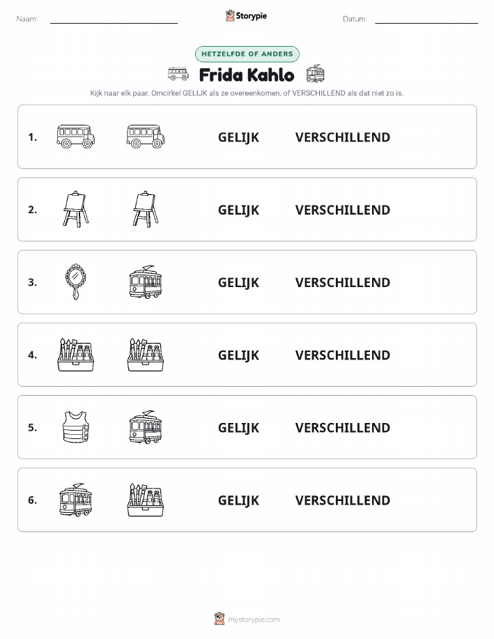 Zelfde of Verschillend