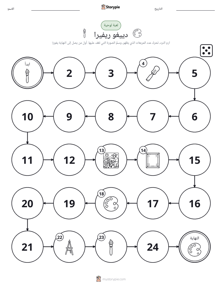 لعبة لف و تحرك