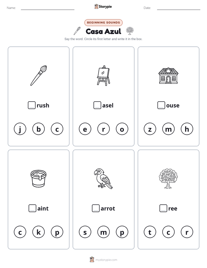 Beginning Sounds