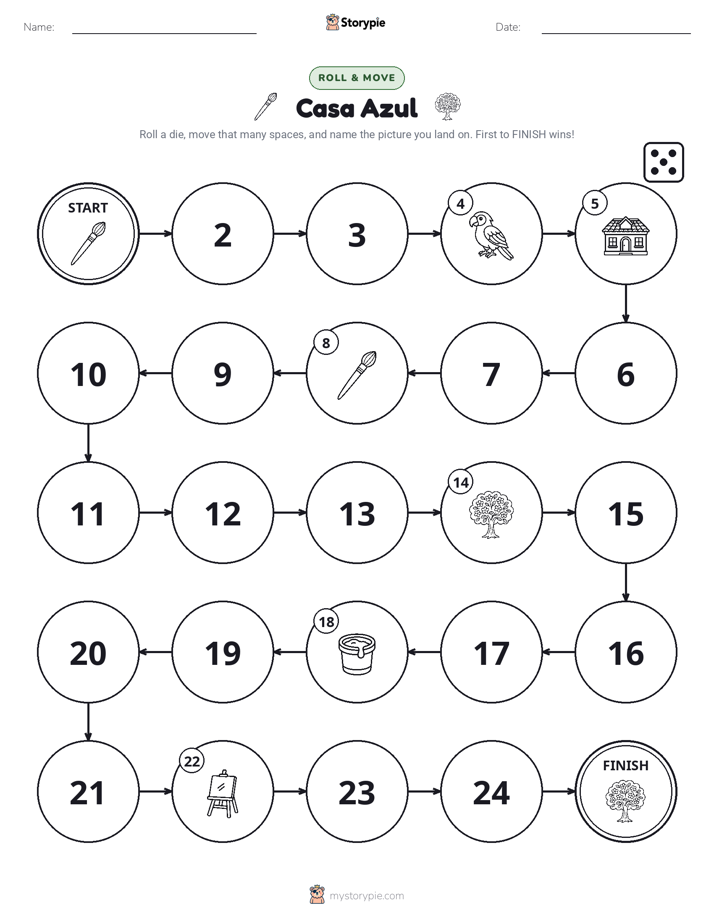 Roll & Move Game