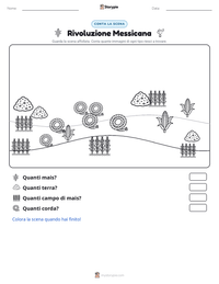 Anteprima della scheda stampabile di Rivoluzione Messicana
