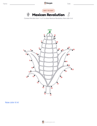 Mexican Revolution printable worksheet preview