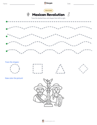 Mexican Revolution printable worksheet preview