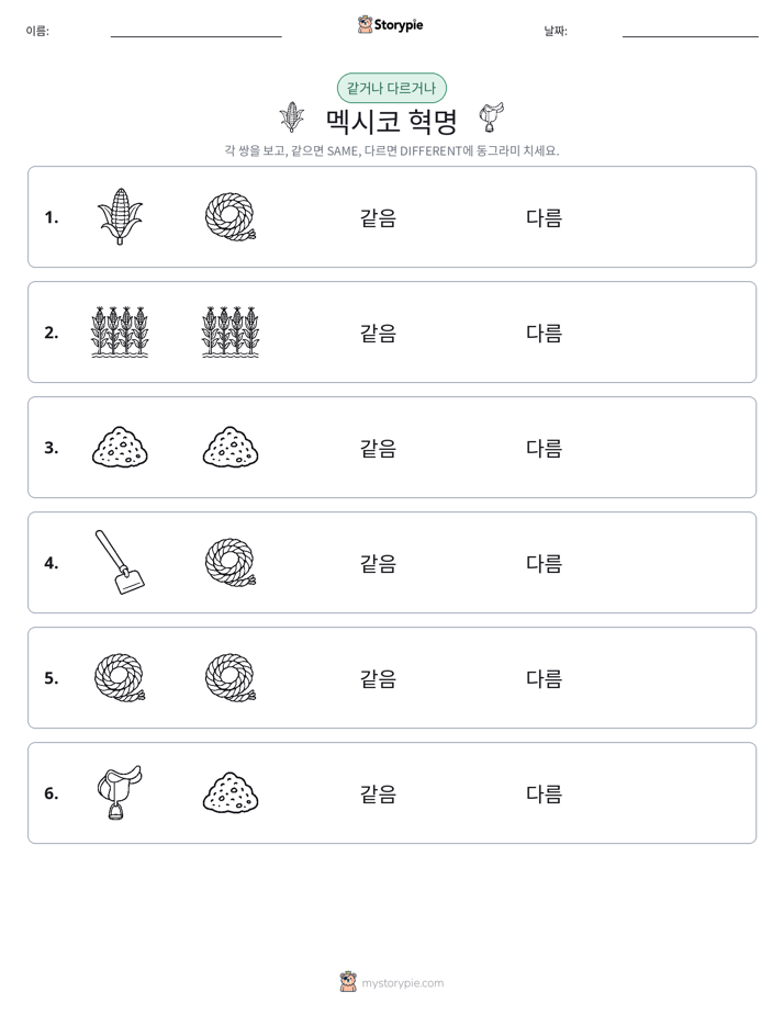 같은 것 또는 다른 것