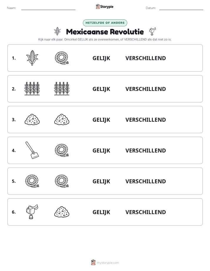 Zelfde of Verschillend