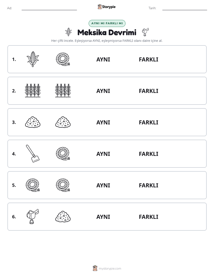 Aynı mı Farklı mı