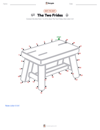 The Two Fridas printable worksheet preview