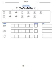 The Two Fridas printable worksheet preview