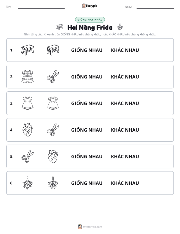Giống Hay Khác