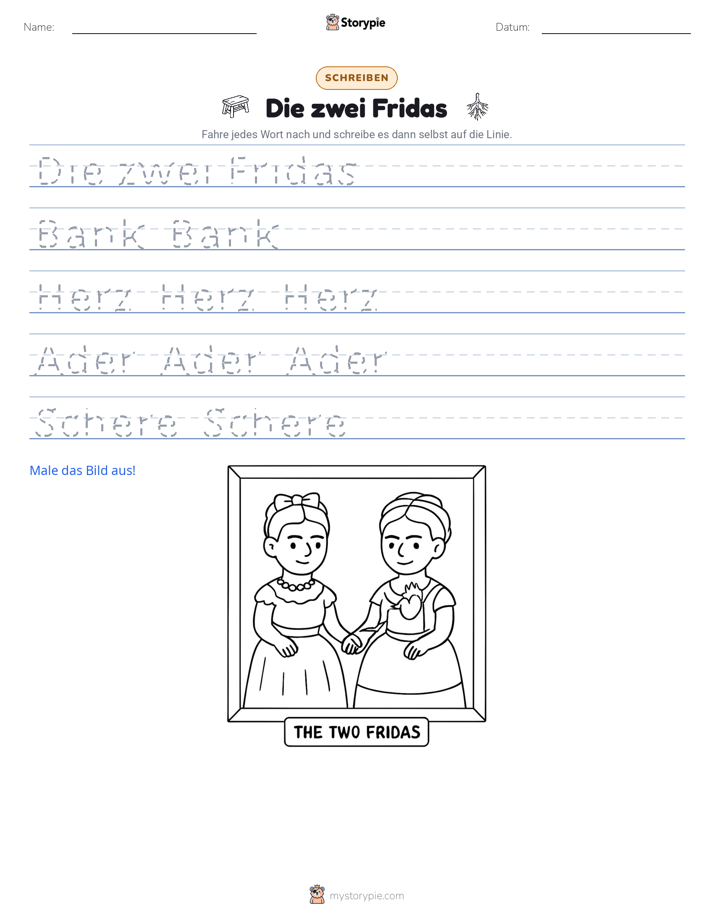 Schreibübung