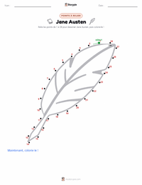 Aperçu de la feuille de travail imprimable Jane Austen