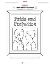 Trots en Vooroordeel afdrukbare werkblad voorbeeld