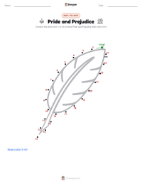 Pride and Prejudice printable worksheet preview