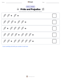 Pride and Prejudice printable worksheet preview
