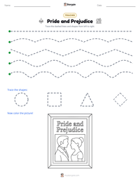 Pride and Prejudice printable worksheet preview