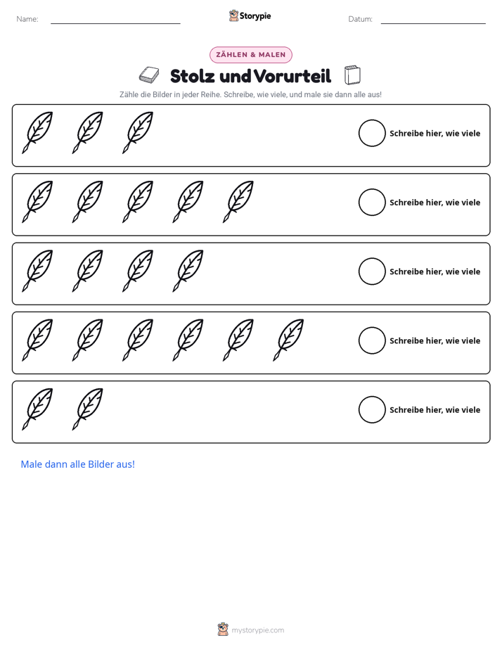 Zählen & Ausmalen