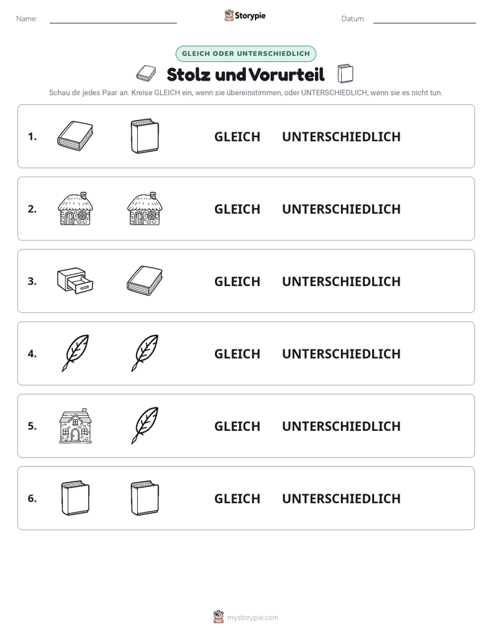 Gleich oder Anders