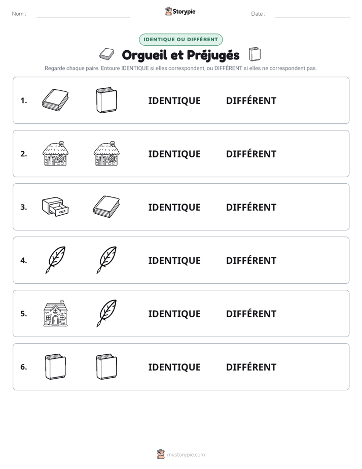 Identique ou Différent