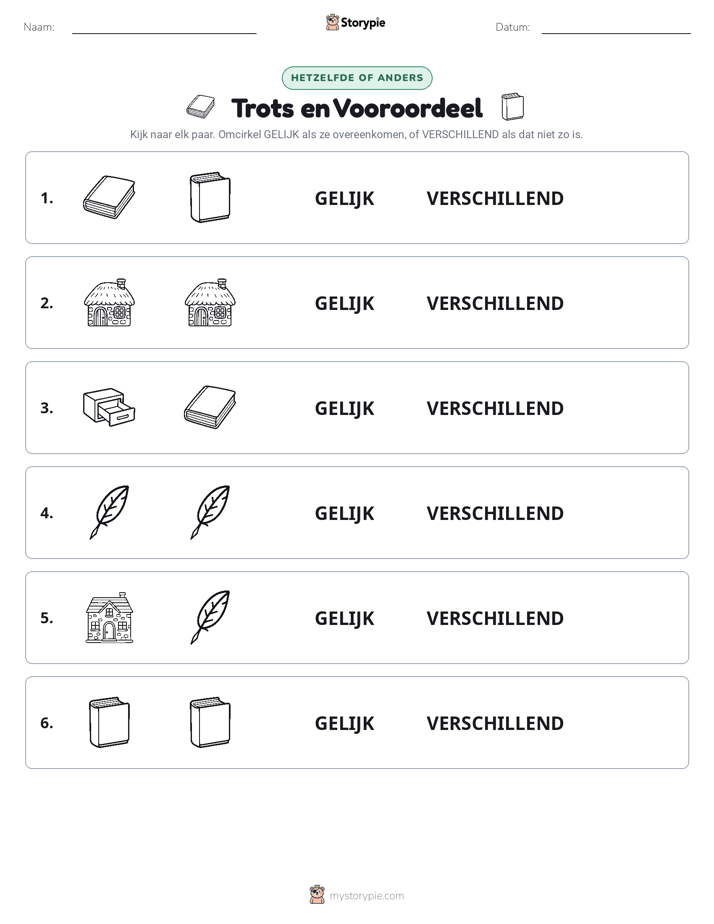 Zelfde of Verschillend