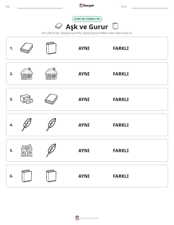 Aynı mı Farklı mı