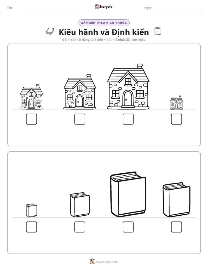 Thứ Tự Kích Thước