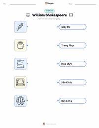 Tài liệu in sẵn William Shakespeare cho trẻ em