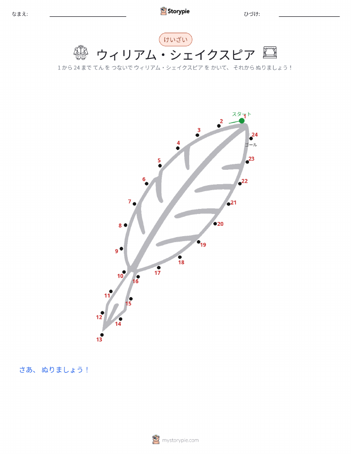 点つなぎ