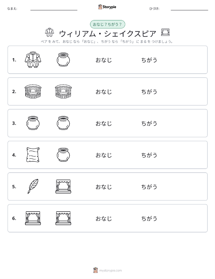 同じか違うか