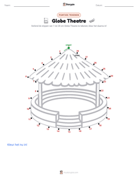 Globe Theatre afdrukbare werkblad voorbeeld