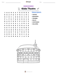 Anteprima della scheda stampabile di Globe Theatre