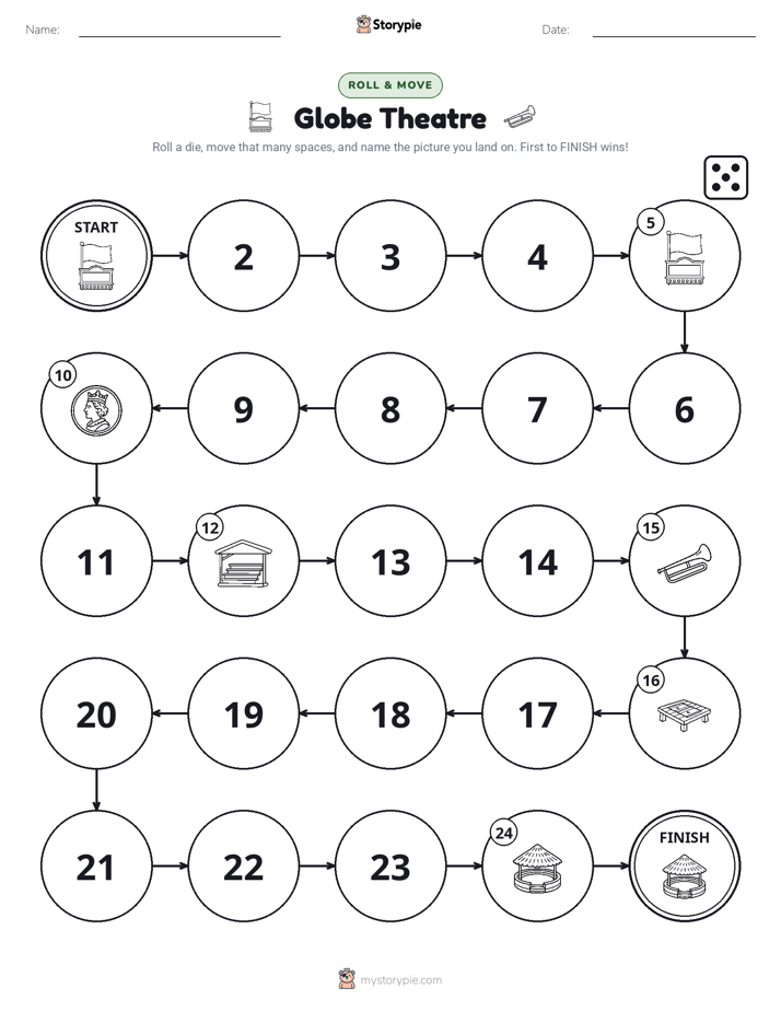 Roll & Move Game