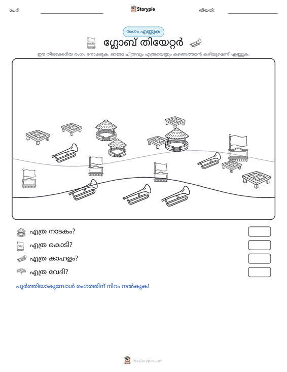 എണ്ണുന്ന ദൃശ്യങ്ങൾ