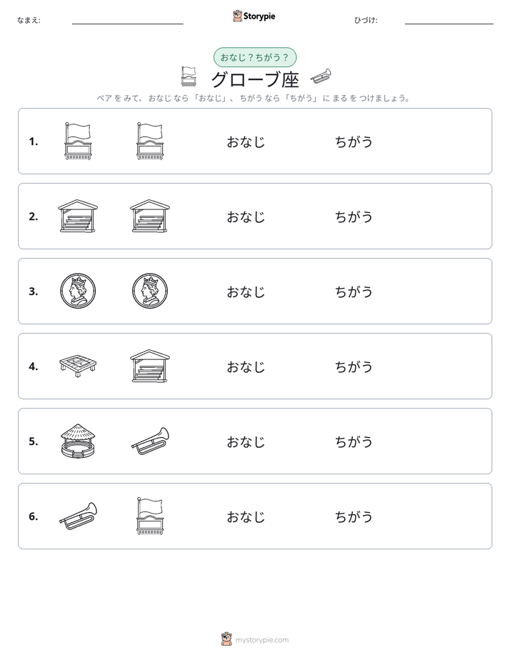 同じか違うか