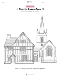 Stratford-upon-Avon printable worksheet preview