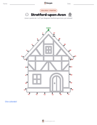 Anteprima della scheda stampabile di Stratford-upon-Avon