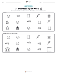 Stratford-upon-Avon printable worksheet preview