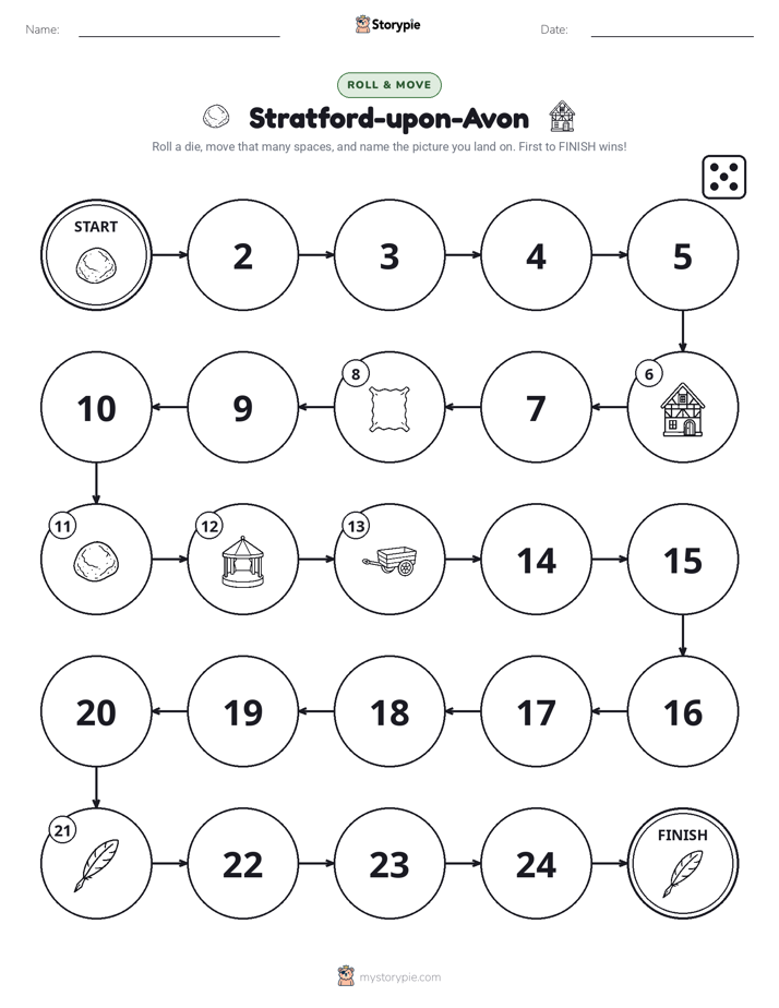 Roll & Move Game