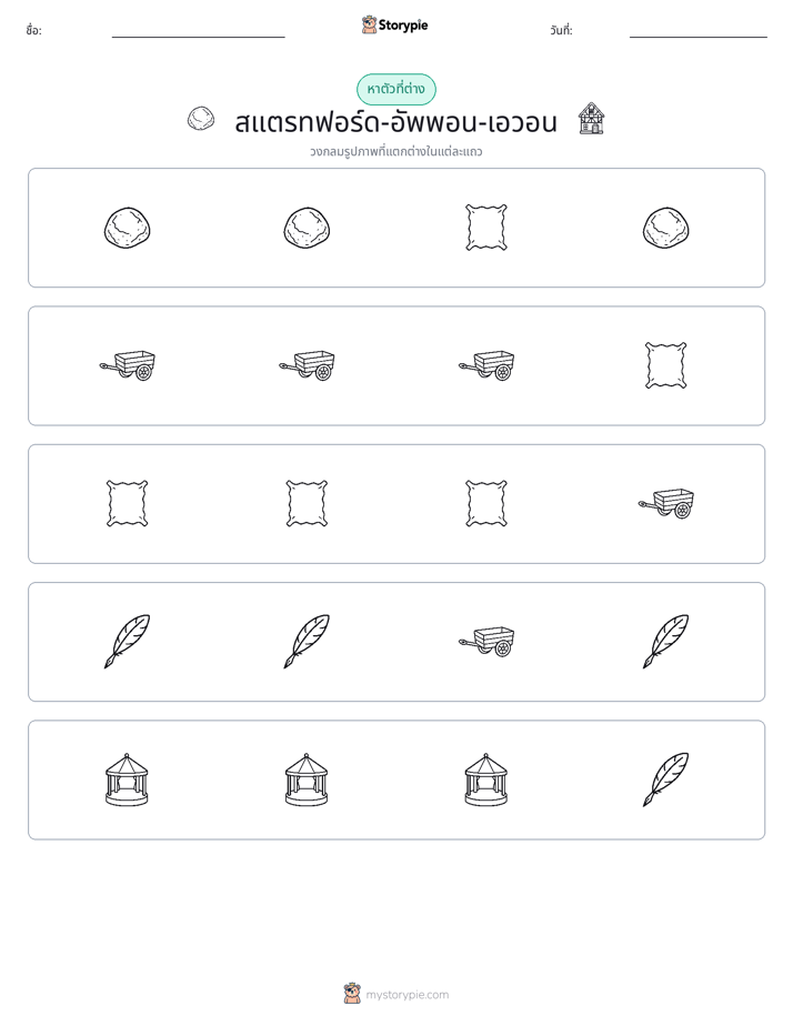 ตัวที่แตกต่าง