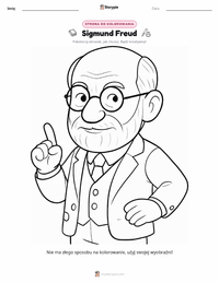 Podgląd drukowalnego arkusza ćwiczeń Sigmund Freud